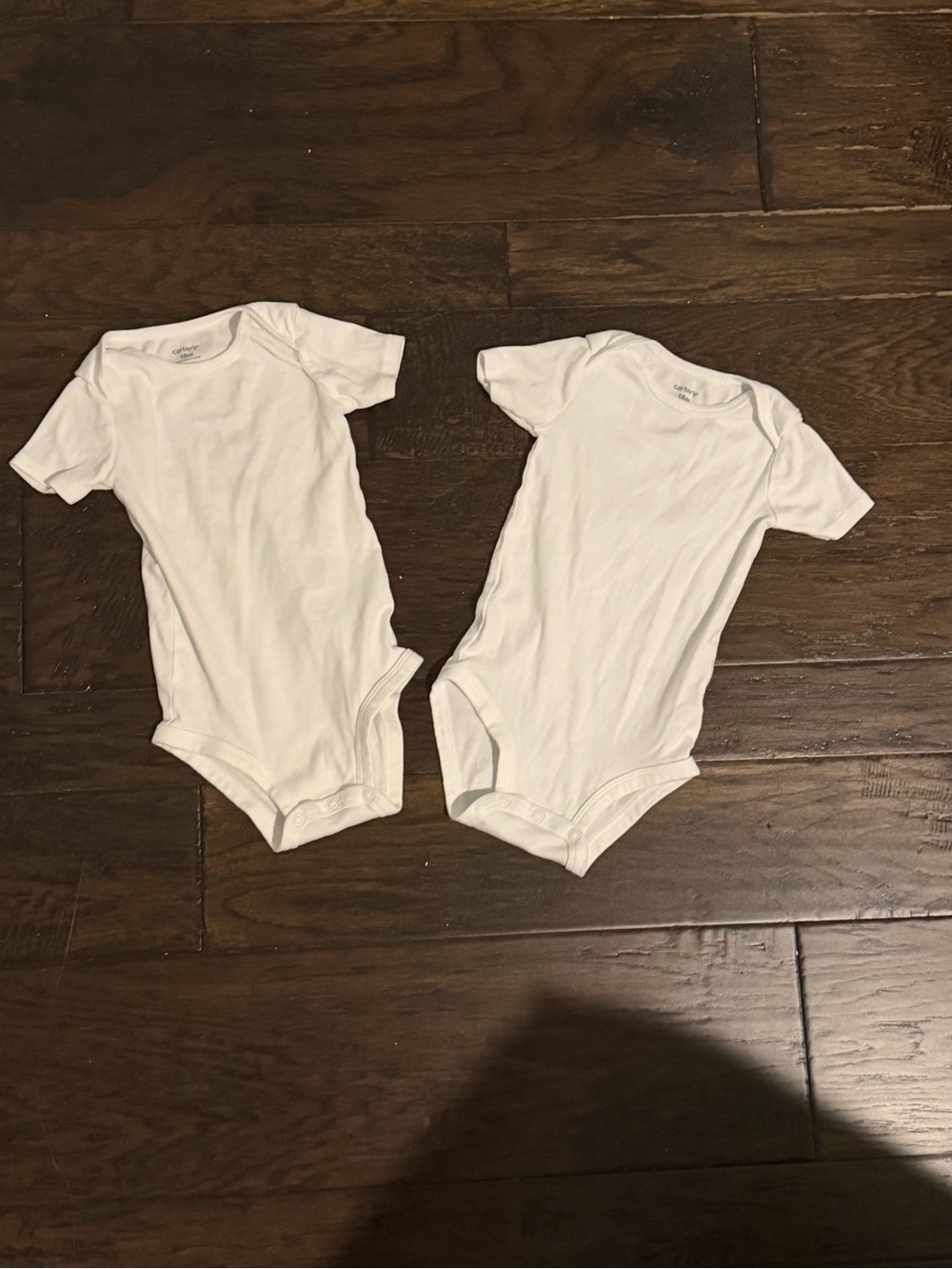 Carter’s white bodysuit onesie bundle